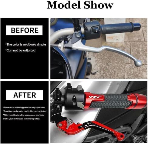 2pcs 22mm 7/8" Motocycle Handlebar Grip Ends Set Fit with YZF-R1 YZF-R3 YZF-R6 YZF-R7 YZF-R125 R6S R25 600R (Black) in Kuwait