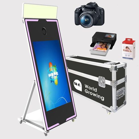 كشك صور Magic Mirror Photo ، 65 '' Mirror Photo Booth ، شاشة 43 '' in Kuwait