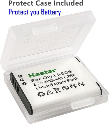 بطارية KASTAR D-LI92 (حزمة واحدة) لـ RICOH PENTAX D-LI92 ، D-BC92 ، K-BC92 ، OLYMPUS LI-50B و PENTAX OPTIO I-10 ، RZ10 ، RZ18 ، WG-1 ، WG-1 GPS ، WG-2 ، WG-2 GPS ، WG-3 ، WG-3 GPS ، WG-4 ، WG-4 ، in Saudi Arabia