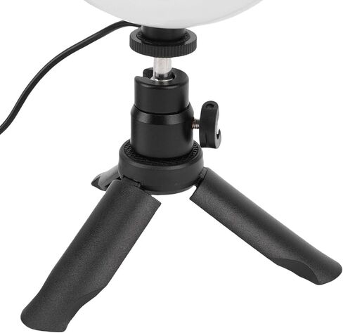 BEWINNER 5 Inch Selfie Ring Light مع قوس ، 3 أوضاع إضاءة مصباح Selfie Makeup القابل للمكياج ، مصباح عرض الكمبيوتر الذي يعمل بالطاقة USB للفيديو ، التصوير الفوتوغرافي ، CRI 85 in Kuwait