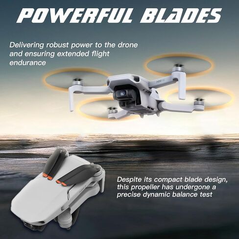 x xotic tech Propellers Replacement Low-Noise and Quick-Release 4726 Blades Props Propeller Guard Protector Compatible with DJI Mini 2 SE/Mini SE/Mini 2/Mini 4k Drone(20PCS) in Saudi Arabia