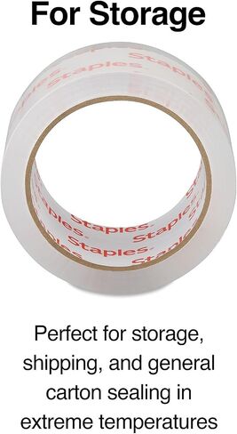 Staples 425575 Lightweight Moving & Storage Pking Tape 1.88-Inch X 54.6 Yds Clear 36/Rl in Saudi Arabia