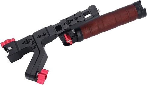 Aluminum Alloy Wooden Foldable Handle Grip Stabilizer with Anti - Slip for RS3 Pro RS3 RS3 Mini RS2, Efficient Solution for Hand Shooting, 180° Adjustable Gear Lock Design in Saudi Arabia
