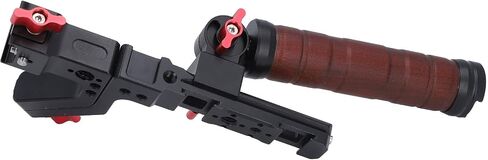 Aluminum Alloy Wooden Foldable Handle Grip Stabilizer with Anti - Slip for RS3 Pro RS3 RS3 Mini RS2, Efficient Solution for Hand Shooting, 180° Adjustable Gear Lock Design in Saudi Arabia