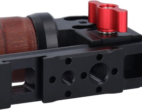 Aluminum Alloy Wooden Foldable Handle Grip Stabilizer with Anti - Slip for RS3 Pro RS3 RS3 Mini RS2, Efficient Solution for Hand Shooting, 180° Adjustable Gear Lock Design in Saudi Arabia