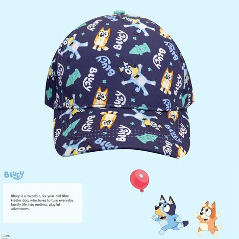 بلوي قبعة بيسبول للاطفال الصغار - قبعة لطيفة للاطفال - قبعة كرة للاطفال الصغار قابلة للتعديل - قبعة مضحكة للاطفال ذوي الاذنين المسطحة in Kuwait