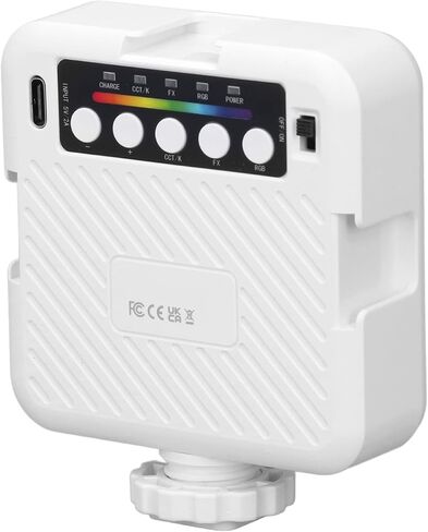 FOCKE RGB مصابيح الفيديو ، 3 درجات حرارة ملونة CRI 95+ 3000K إلى 6500K LED CAMERING LIGH in Kuwait