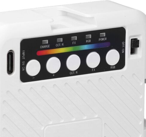FOCKE RGB مصابيح الفيديو ، 3 درجات حرارة ملونة CRI 95+ 3000K إلى 6500K LED CAMERING LIGH in Kuwait