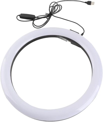 FOCKT 12 بوصة 160 معتدلات قابلة للضوء 3200K-5600K مع مشبك الهاتف/حامل ، USB LIGH in Kuwait