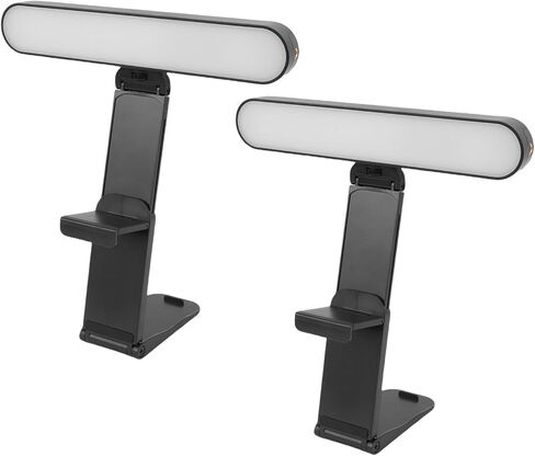 BEWINNER DUAL LED شاشة الحاسوب مصباح مع 3 أوضاع ملونة ، 3000-6000K ، 10 مستويات السطوع ، 180 درجة قابلة للتعديل ، ضوء الكمبيوتر للعمل ، الدراسة ، مؤتمر الفيديو in Kuwait
