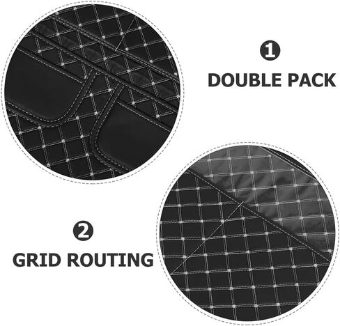 2 Pcs for Mazda Acura TSX 2004 2005 2006 2007 car seat Kick mat,Seat Pad Rear Cover Protector,Easy to Clean Backrest Protection Car Kick Mat Wear-Resistant,C Brown in Saudi Arabia
