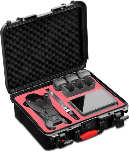 IP67 مقاومة للماء لـ DJI Mavic 4 Pro Creator/ Fly More Combo ، يناسب DJI RC Pro 2/ RC 2/ RC2 ، ما يصل إلى 4 بطاريات ، مركز شحن ، مرشحات الملحقات (الحالة فقط) in Saudi Arabia