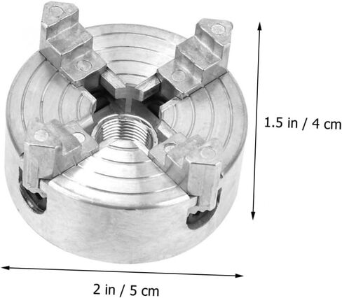 1pcs Metal Mini Lathe Jaw Chuck Clamp Handheld Manual Tool for Projects High Precision Self-centering Design for Woodworking and Metalworking Applications in Saudi Arabia
