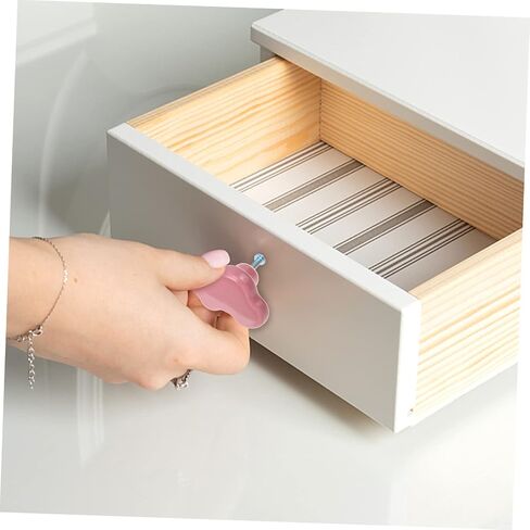 Generic 4pcs Clouds Hold Hands Cabinet Knob Door Knobs Door Handle Cloud-Shaped Drawer Knobs Elegant Pull Handle Wardrobe Handle Cupboard Knob Cabinet Pull Handles Door Pull Handle, Pink in Saudi Arabia