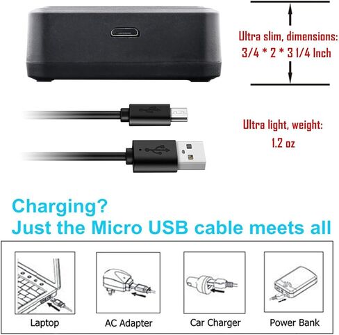 بطارية Kastar 4 Pack وشاحن USB Triple Triple Triple متوافق مع بطارية Sony NP-BK1 NP-FK1 K ، شاحن Sony BC-CSK ، Sony Cyber-Shot DSC-W180 ، Cyber-Shot DSC-W190 ، Cyber-Shot DSC-W370 Camera in Kuwait