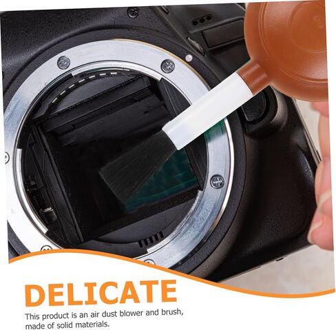 Pretyzoom 2pcs مكنسة الهواء الطويل مقبض Duster لأداة فرشاة غبار العدسة in Kuwait