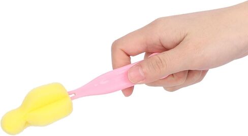 Akozon Akozon 5pcs مجموعة فرشاة تنظيف زجاجة الأطفال - Sponge Soft Sponge و Nylon لتغذية الزجاجات والقش ورعاية الحلمة - أدوات تنظيف متعددة الوظائف لسهولة الاستخدام in Saudi Arabia