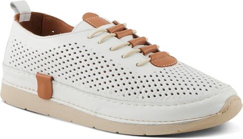 Spring Step Women's Breen Slip-On Sneakers - Premium Leather, Perforated Design, Arch Support in Saudi Arabia