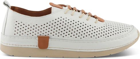 Spring Step Women's Breen Slip-On Sneakers - Premium Leather, Perforated Design, Arch Support in Saudi Arabia