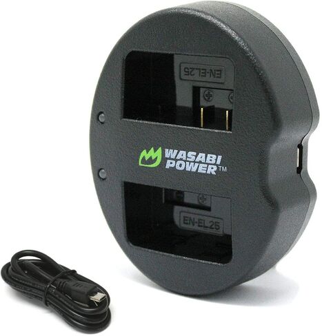 شاحن بطارية USB Dual USB Dual Power لـ Nikon EN-EL25 ، EN-EL25A ، MH-32 متوافق مع Nikon Z30 ، Z50 ، Z50 II ، ZFC in Saudi Arabia