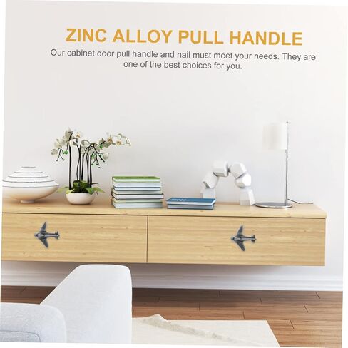 Generic 1 Set Drawer Handle Door Handle Zinc Alloy Funny Single Hole Cupboard Brass Knob Retro Dresser Hanging Drawers for Closet Dresser Pulls Knobs Draw Knobs Child Clothing Cabinet Door, Gray in Saudi Arabia