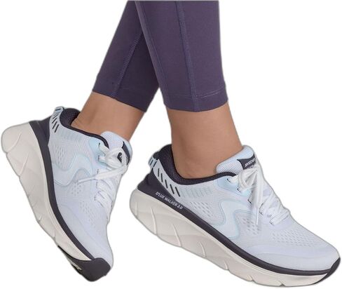 Skechers - Womens D'Ux Walker 2.0 - أحذية رياضية نشطة ، اللون الأبيض/المتعدد ، الحجم: 9.5 M US in Kuwait