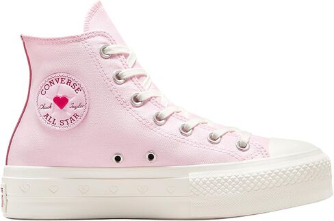 Converse Women Chuck Taylor All Star Lift Platform Hearts High Top Sneaker in Saudi Arabia