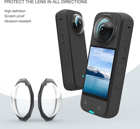واقي العدسة لزجة العدسة واقي واقي الحماية ل insta360 x3 ملحقات الكاميرا in Kuwait