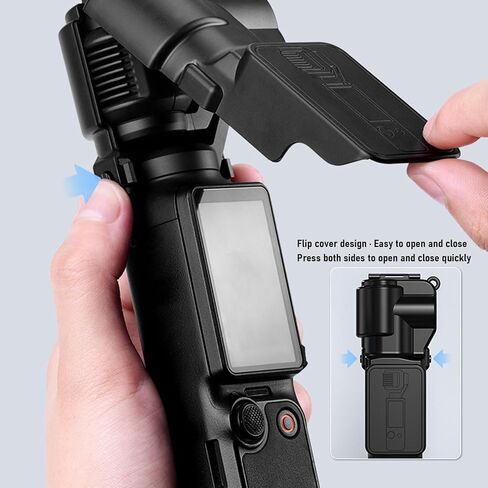 Yunseity Camera Lens Protective Cover Fit for OSMO 3, Open Close Dust Proof, Handheld Screen Protector Guard, Pressure Proof, Scratchproof, Anti Shock, Lanyard Attachment (Roseate) in Saudi Arabia
