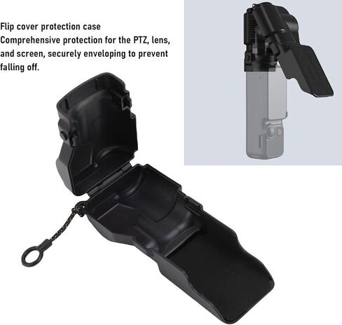 Yunseity Camera Lens Protective Cover Fit for OSMO 3, Open Close Dust Proof, Handheld Screen Protector Guard, Pressure Proof, Scratchproof, Anti Shock, Lanyard Attachment (Roseate) in Saudi Arabia