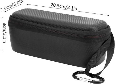 tbest camera camera bag pu storage storage case for Osmo 2 Black 20.5cm × 7. 8cm in Saudi Arabia
