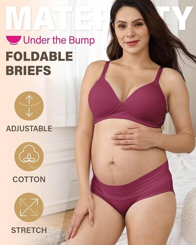 Intimate Portal Maternity Underwear | Pregnancy Postpartum Panties | Foldable Briefs Under the Bump in Saudi Arabia