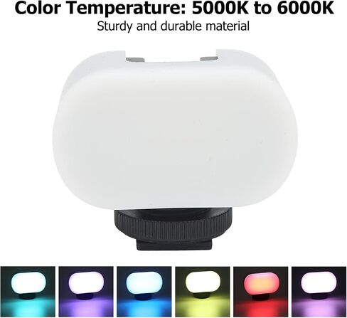 Tbest Camera Light RGB Soft Mini Size Type C Charging 6 Colors Widely Used Video for Live Photography in Saudi Arabia