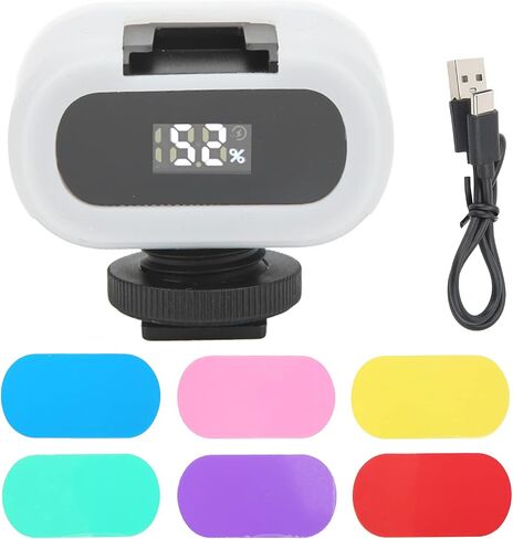 Tbest Camera Light RGB Soft Mini Size Type C Charging 6 Colors Widely Used Video for Live Photography in Saudi Arabia