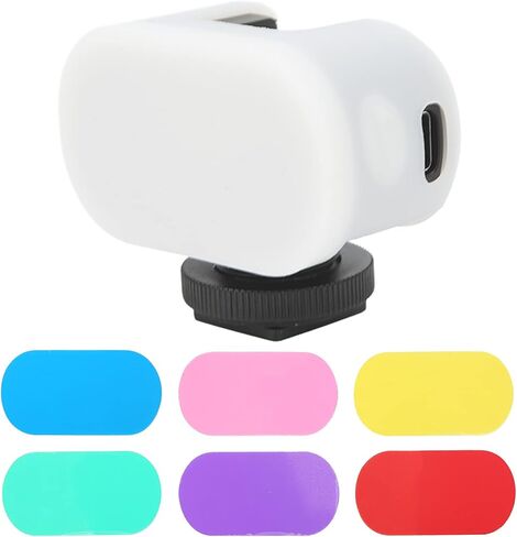 Tbest Camera Light RGB Soft Mini Size Type C Charging 6 Colors Widely Used Video for Live Photography in Saudi Arabia