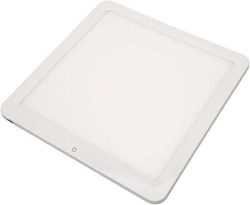 Tbest LED Photography Shadowless Bottom Light Ultra Thin Bright Uniform Illumination Studio Box for Jewelry Cosmetics Artwork ABS Material 22cm Size in Saudi Arabia