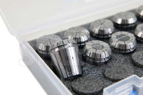 SHARS ER32 COLLET 11 PCS SET ، 1/8-3/4 "نطاق الحجم .0003" TIR 202-5568 S [ in Saudi Arabia
