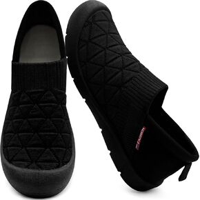 Womens Shoes Casual Slip Ons Fashion Sneakers Comfortable Flats Breathable Tennis Walking Footwear in Kuwait