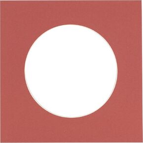CountryArtHouse Honeydew Green Acid Free 26x26 Circle Picture Frame Mat with White Core Bevel Cut for 21x21 Pictures - Fits 26x26 Frame - Pack of 1 Matboard in Kuwait