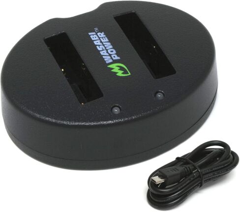 Wasabi Power USB شاحن مزدوج لـ Fujifilm NP-70 و Fujifilm F20 ، F20 Zoom ، F40FD ، F45FD ، F47FD in Saudi Arabia
