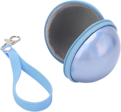 Tbest Mini Camera Hard Shell Bag Protective Travel Carrying Case for PAL Earphones Storage Compact Lightweight Durable EVA PU Material 7.4x17cm (Rosy) in Saudi Arabia