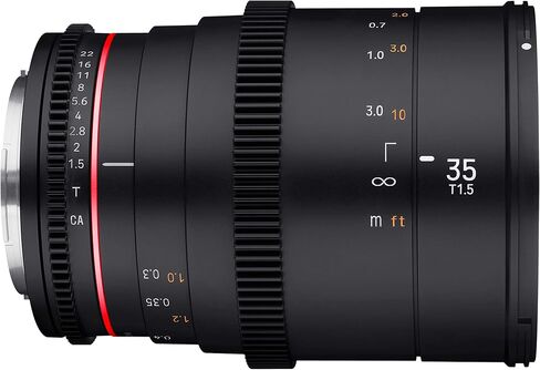 ROKINON 35MM T1.5 عالية السرعة واسعة الزاوية Cine DSX Lens لـ Sony E (متجدد) in Saudi Arabia