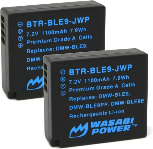 Wasabi Power Battery (2-Pack) for Leica BP-DC15 and Leica C-Lux, D-Lux 7, D-Lux 8, D-Lux (Type 109) in Saudi Arabia