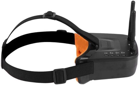 Fosa 5.8ghz Mini FPV Goggles 3 بوصة 40CH FPV نظارات سماعة الفيديو 480 * 320 شاشة LCD مع هوائي مزدوج RP SMA وبنيت في بطارية 1200mAh لسباق FPV Drone Drone in Kuwait