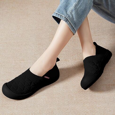 Womens Shoes Casual Slip Ons Fashion Sneakers Comfortable Flats Breathable Tennis Walking Footwear in Saudi Arabia