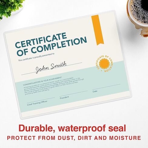 489526 أكياس تصفيح حرارية سعة 5 مل، حرف، 100 قطعة in Kuwait