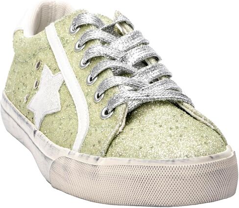Corkys Footwear Hey Girl Womens Big Dipper Fashion Sneakers - تتميز بتصحيح نجوم على الجانب in Saudi Arabia