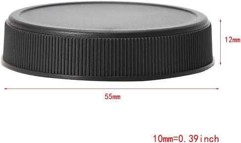 Rear Lens Cap Back Protection Dustproof Camera Accessories Plastic Black for Contax G Lenses G1 G2 GK-R1 in Saudi Arabia