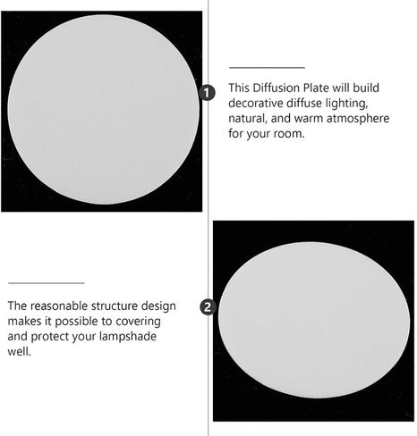 MAGICLULU Lighting Diffusion Supplies Led Downlight Diffusion Plate Fabric Lampshade Diffuser Ceiling Cover Plate Easy Install in Saudi Arabia