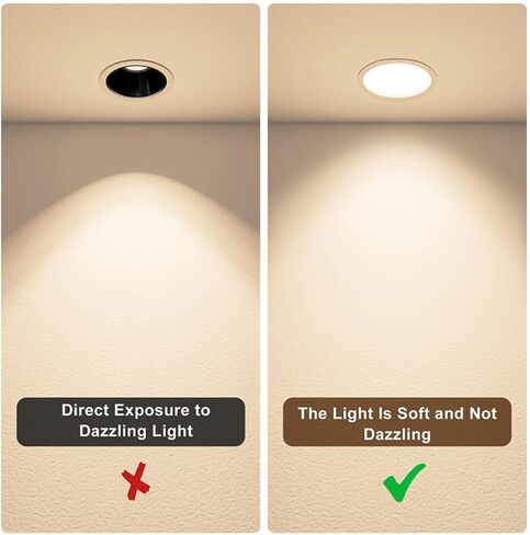 MAGICLULU Lighting Diffusion Supplies Led Downlight Diffusion Plate Fabric Lampshade Diffuser Ceiling Cover Plate Easy Install in Saudi Arabia